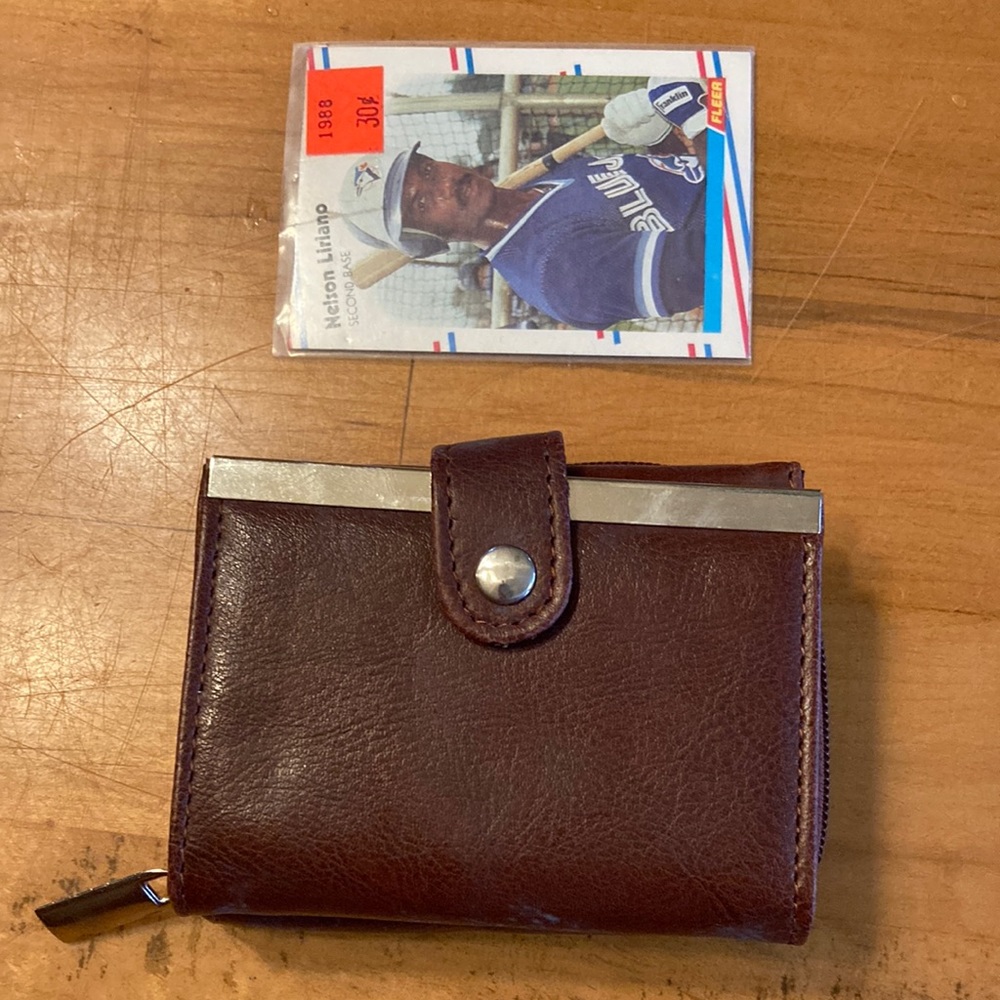 Michael michelle leather wallet USA